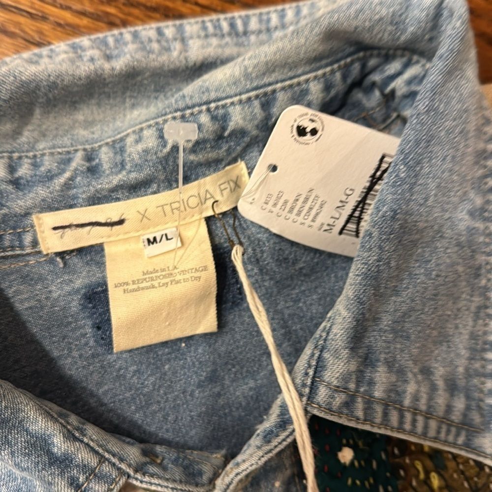 Free People Tricia Fix Carhartt Mixed Jacket - Picture 5 of 7